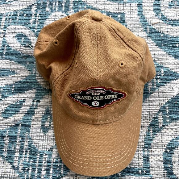 Grand Ole Opry Nashville TN Baseball Cap Hat Eagle Co Cotton Brown - Picture 3 of 7